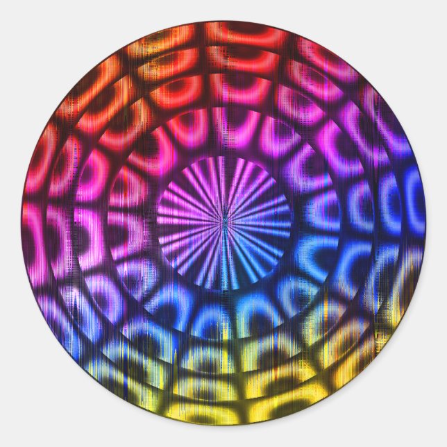 Freundness_ Runder Aufkleber (Vorderseite)