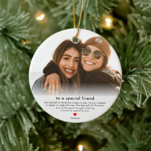 Freundschaft Andenken beste Freundin/bester Freund Keramik Ornament