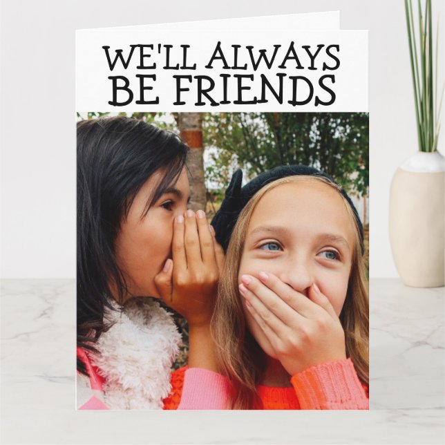 FREUNDSCHAFT BEST FREUND (BESTE FREUNDIN) Grußkart Karte (Vorderseite)