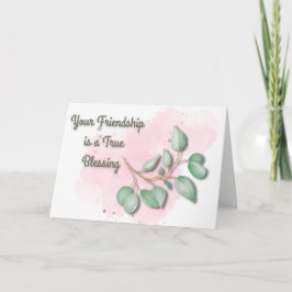 Freundschaft Blessing Karte