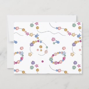 Freundschaft Bracelet Girl Jewelier Muster Postkarte