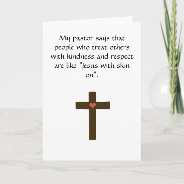 Freundschaft Dankeskarte (Vorderseite)