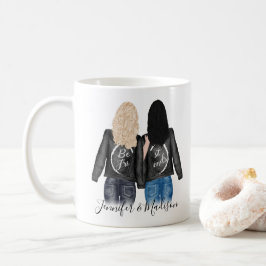 Freundschaft der besten Freunde der Custom Hair BE Kaffeetasse