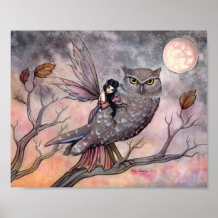 Freundschaft Fee und Eule Poster