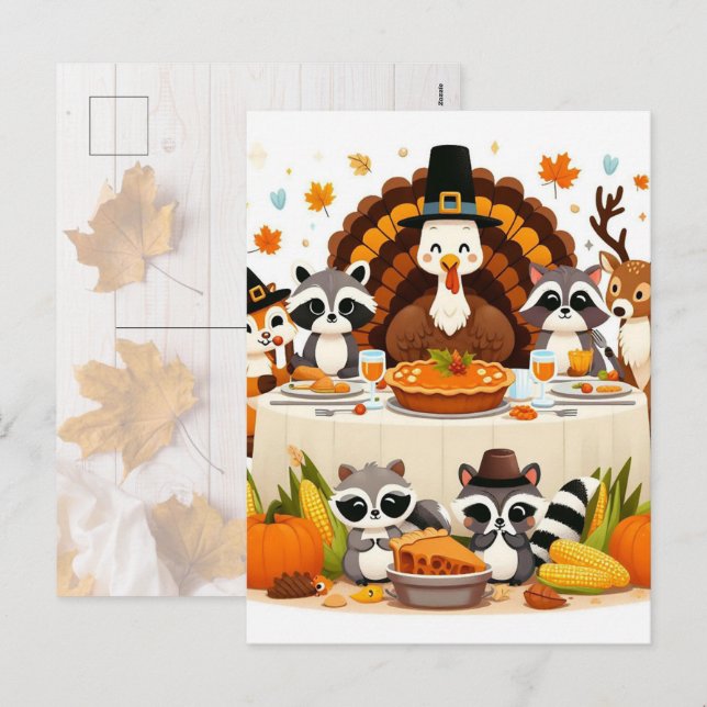 Freundschaft Feiertagspostkarte (Vorne/Hinten)