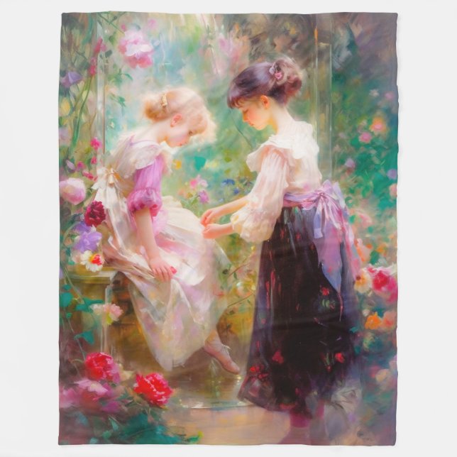 Freundschaft Fleecedecke (Vorderseite)