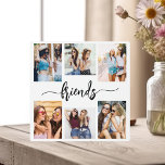 Freundschaft Freunde 6 Foto Collage Keepake Gesche Fotoplatte<br><div class="desc">Feiern Sie Ihre Freundschaft mit der Freundschaft Freunde 6 Foto Collage Keepake Gift Plaque. Diese personalisierte Plakette besticht durch eine wunderschön gestaltete Collage aus sechs hochgeschätzten Fotos, die unvergessliche Momente einfangen. Es ist aus hochwertigen Materialien gefertigt und eignet sich ideal für die Darstellung auf einem Schreibtisch, Regal oder Wand. Das...</div>
