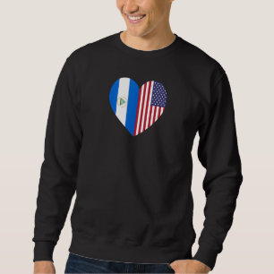 Freundschaft für immer Amerika und Nicaragua Sweatshirt