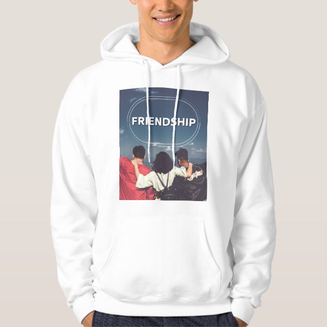 Freundschaft - Gemeinsam ist besser Hoodie (Vorderseite)