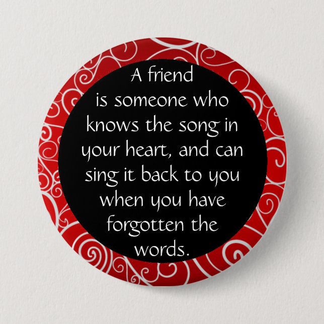 Freundschaft ist… button (Vorderseite)