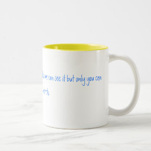Freundschaft ist wie pinkeln Ihre Hosen. Jeder… Zweifarbige Tasse