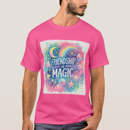 Freundschaft ist zauberhafter Pastell-Stil T-Shirt