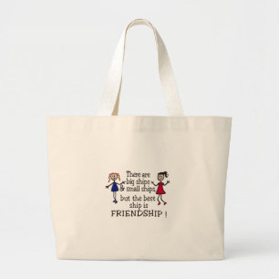 Freundschaft Jumbo Stoffbeutel
