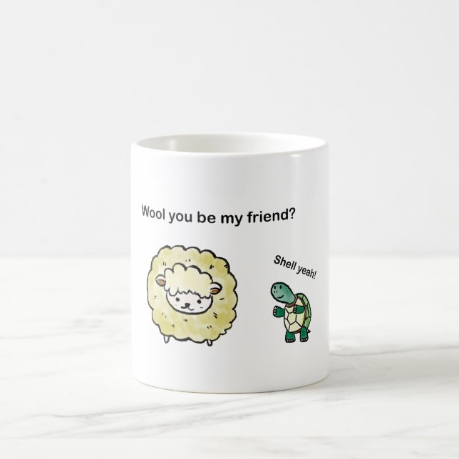 Freundschaft Kaffeetasse (Mittel)