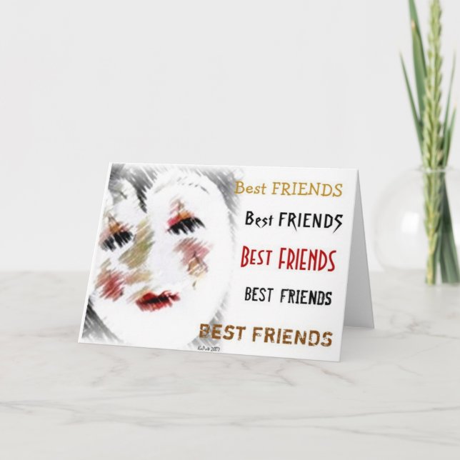 Freundschaft Karte (Vorderseite)