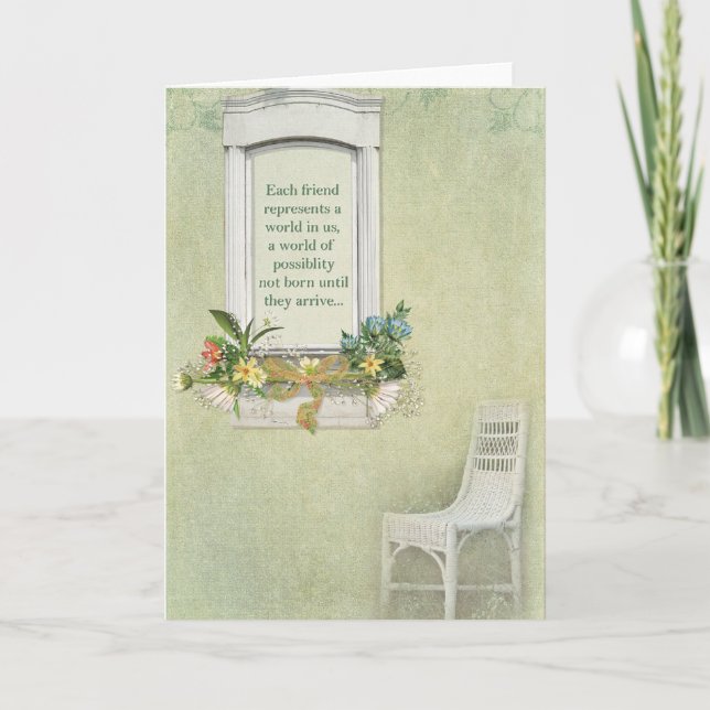 Freundschaft Karte (Vorderseite)