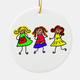 Freundschaft Keramikornament