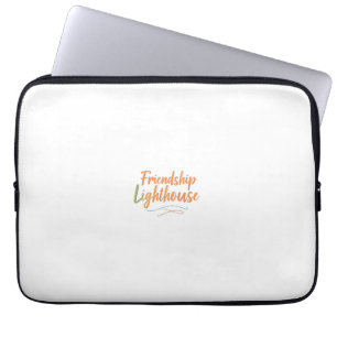 Freundschaft Lighthouse Laptopschutzhülle