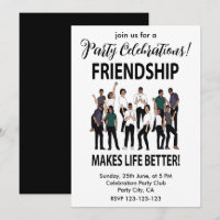 Freundschaft macht das Party "Bessere Freundschaft