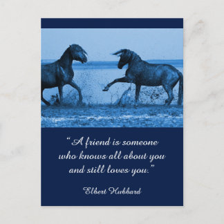 Freundschaft mit Inspirationskarte 1 Postkarte