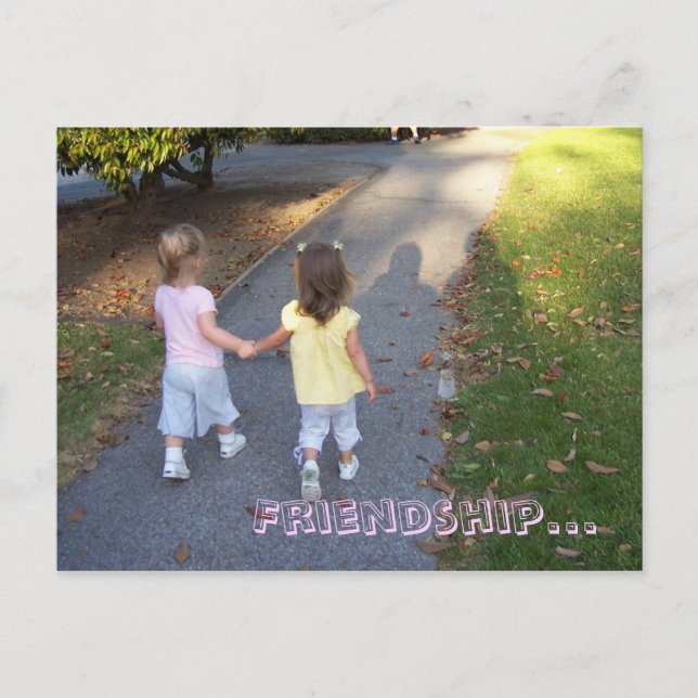 Freundschaft Postkarte (Vorderseite)