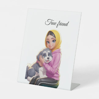 Freundschaft sockelschild