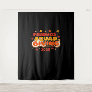 Freundschaft Squad geben Herbst 2025 dankbar Wandteppich