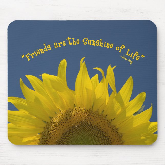 Freundschaft Sunflower Mousepad (Vorne)