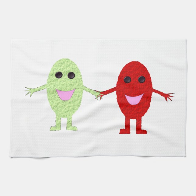 Freundschaft Trauben Küchentücher (Horizontal)