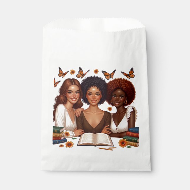 Freundschaft und Worte Geschenktütchen (Vorderseite)