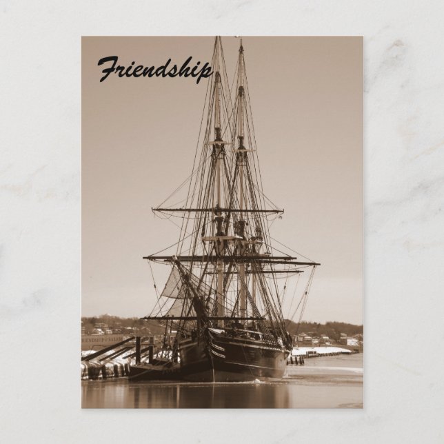 Freundschaft von Salem Postkarte (Vorderseite)