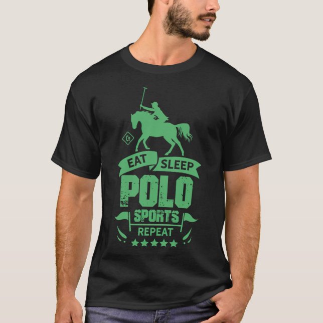 Freundschaft zwischen Pferd und Polo Sports Horses (Vorderseite)