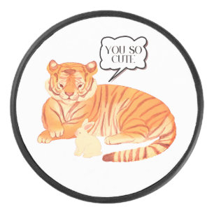 Freundschaft zwischen Tiger und Bunny - Süße Tier  Eishockey Puck
