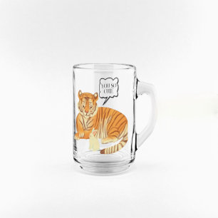 Freundschaft zwischen Tiger und Bunny - Süße Tier  Mattglastasse