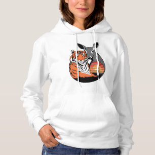 Freundschaft zwischen Tiger und Deer Hoodie