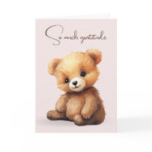 Freundschaft zwischen Wasserfarbe und Teddy Bear