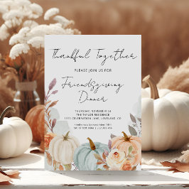 Freundschaftliche Dinner Pumpkin Einladung Vorlage