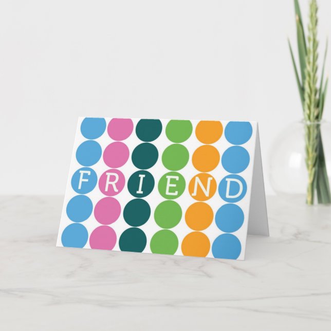 Freundschafts-Karte Karte (Vorderseite)