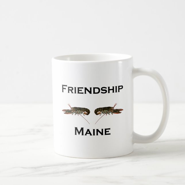 Freundschafts-Maine-Hummer Kaffeetasse (Rechts)