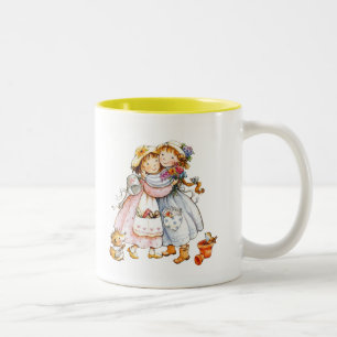 Freundschafts-Tassen Zweifarbige Tasse
