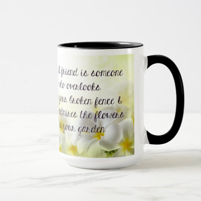 Freundschafts-Zitat-Kaffee-Tasse Tasse (Rechts)