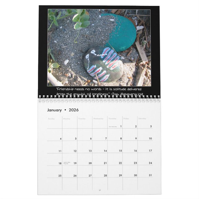 Freundschafts-Zitate Kalender (Jan 2026)