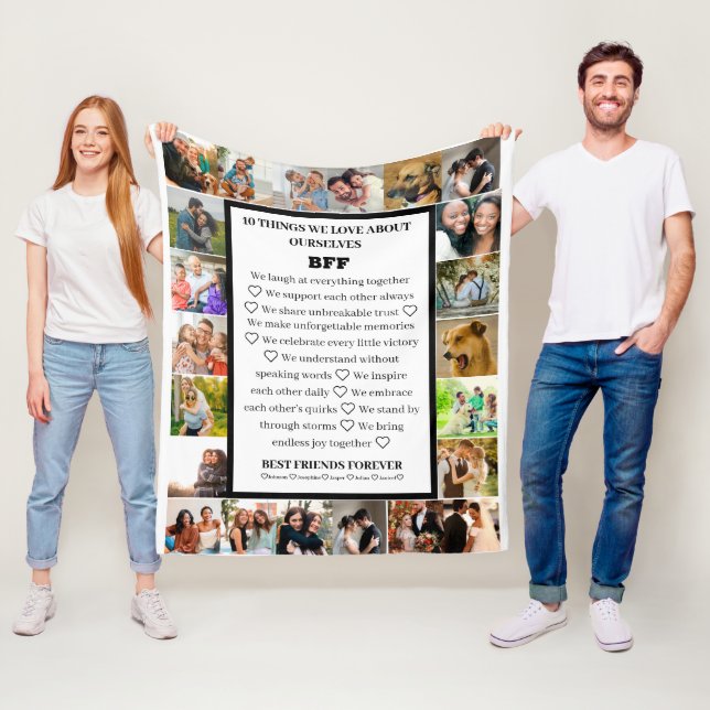 Freundschaftsempfehlung | BESTE FREUNDIN 22 FotoCo Fleecedecke (Beispiel)
