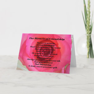 Freundschaftsgedicht Karte