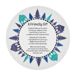 Freundschaftsgeschenkplatte Schneidebrett