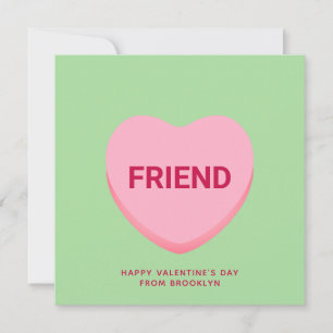 Freundschaftsgrün Gespräch Herzlichen Valentinstag Karte