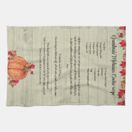 Freundschaftspender Herbst Orange Pumpkins Herbstl Geschirrtuch