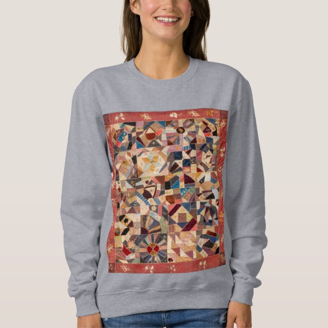 Freundschaftsquilt Sweatshirt (Vorderseite)