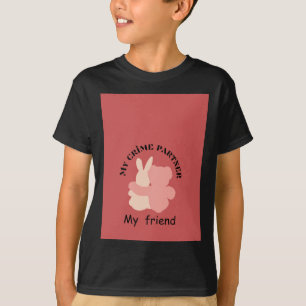 Freundschaftsschwarzer T - Shirt
