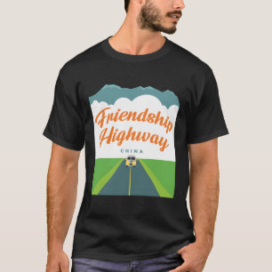 Freundschaftsstraße - Nepal - China T-Shirt